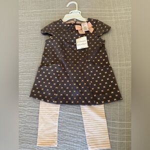 Catherine Malandrino Gray and Pink Girls' Outfit